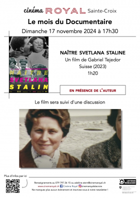 NAÎTRE SVETLANA STALINE (en présence de l'auteur)