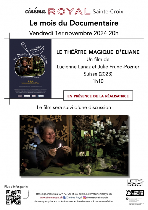 LE THÉÂTRE MAGIQUE D&#039;ÉLIANE (en présence de la réalisatrice)