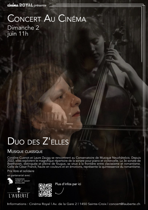 CONCERT AU CINÉMA : DUO DES Z&#039;ELLES