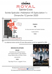 Soirée spéciale : « Habitation versus Spéculation »